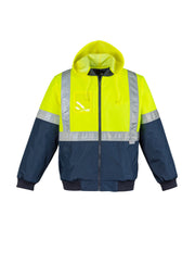 Mens Hi Vis Quilted Flying Jacket-ZJ351-syzmik