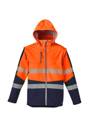 Unisex Streetworx 2 In 1 Stretch Softshell Jacket-ZJ453-syzmik