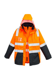 Mens Hi Vis 4 In 1 Waterproof Jacket-ZJ532-syzmik