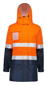 Womens Hi Vis Ultralite Waterproof Jacket-ZJ757-syzmik