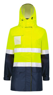Womens Hi Vis Ultralite Waterproof Jacket-ZJ757-syzmik