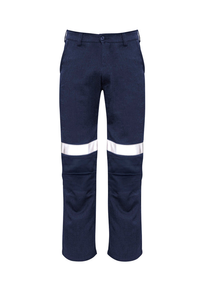 Mens Orange Flame Traditional Style Taped Work Pant-ZP523-syzmik