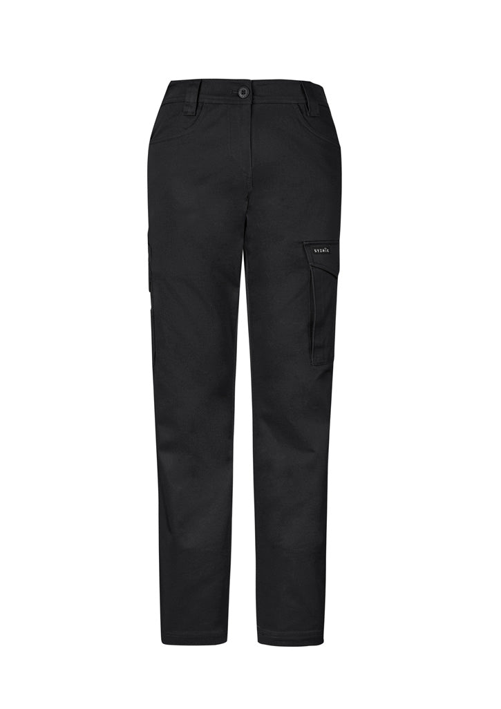 Womens Essential Basic Stretch Cargo Pant-ZP730-syzmik
