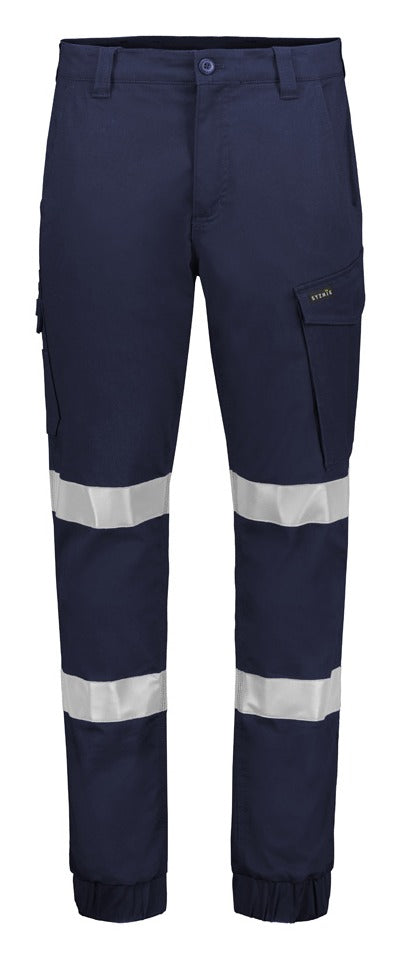 Mens Essential Stretch Taped Cargo Pant - Cuffed-ZP935-syzmik
