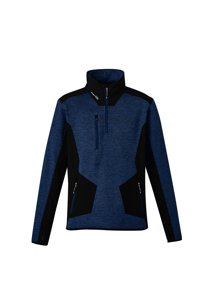 Unisex Streetworx Reinforced Knit 1/2 Zip Pullover-ZT380-syzmik