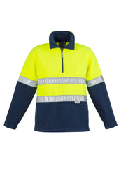 Unisex Hi Vis Polar Fleece Pullover - Hoop Taped-ZT461-syzmik