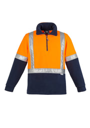 Unisex Hi Vis Polar Fleece Pullover - Shoulder Taped-ZT462-syzmik