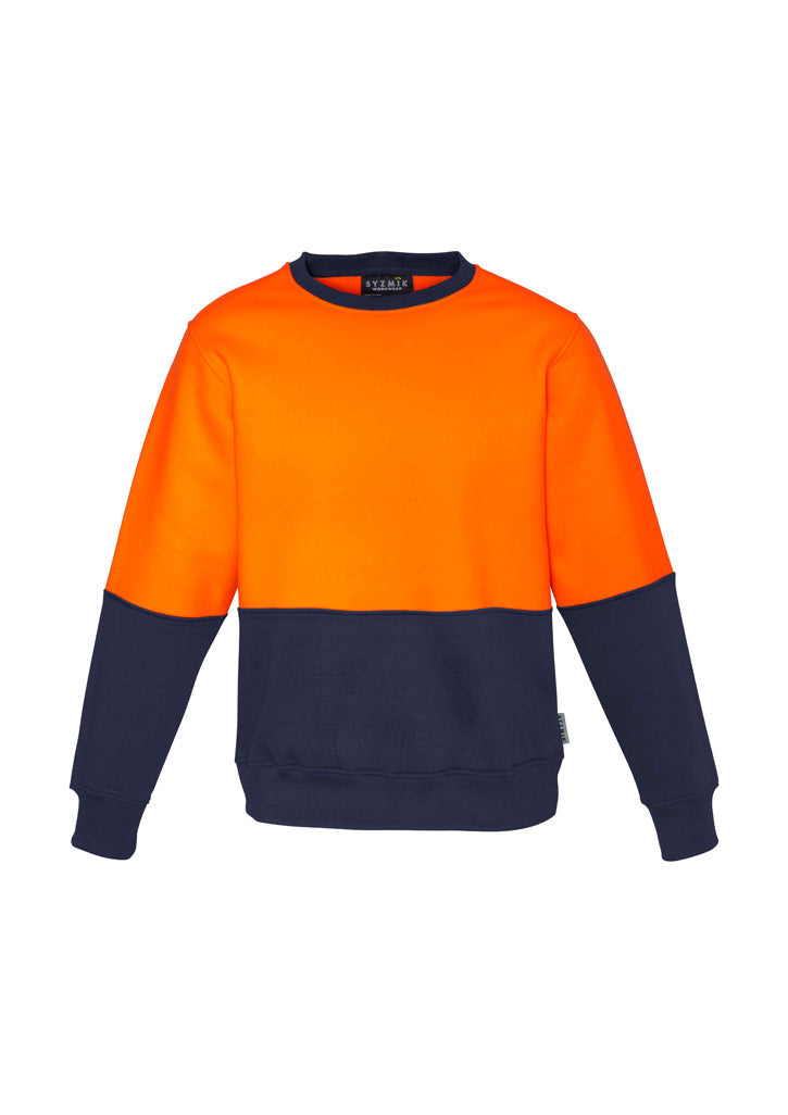 Unisex Hi Vis Crew Sweatshirt-ZT475-syzmik