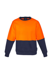 Unisex Hi Vis Crew Sweatshirt-ZT475-syzmik