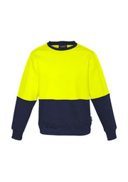 Unisex Hi Vis Crew Sweatshirt-ZT475-syzmik