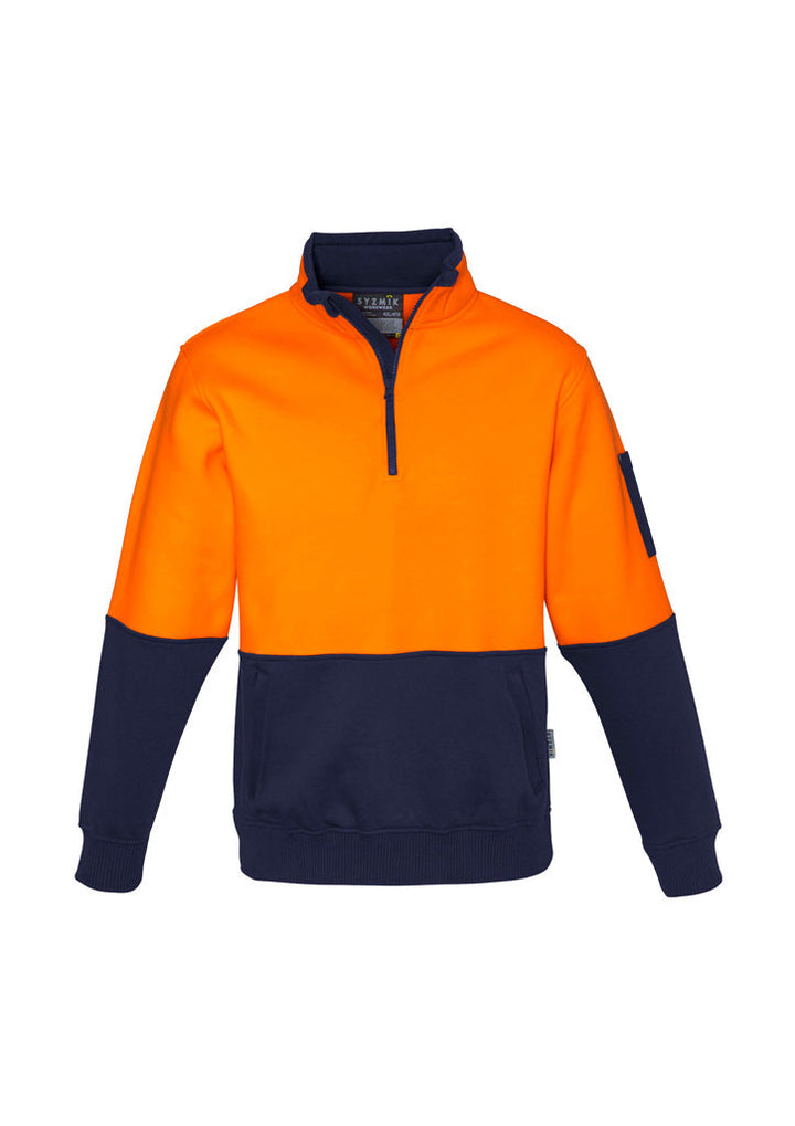Unisex Hi Vis 1/2 Zip Pullover-ZT476-syzmik