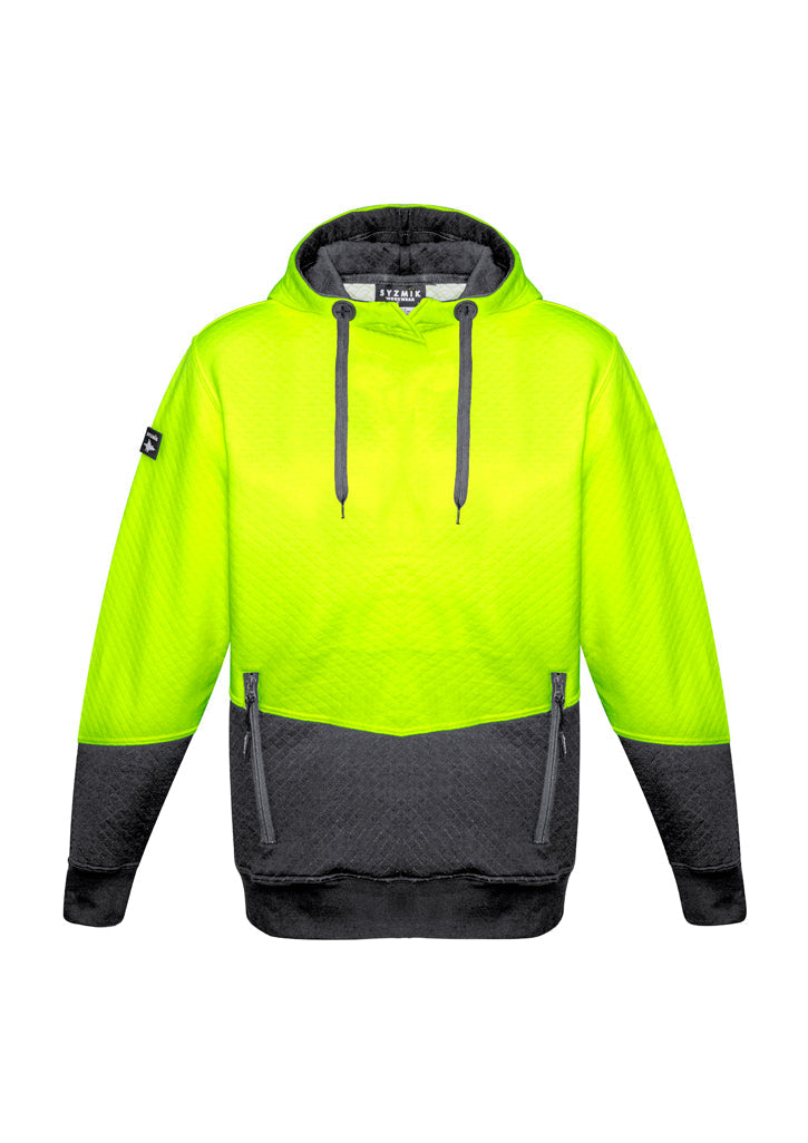Unisex Hi Vis Textured Jacquard Hoodie-ZT477-syzmik