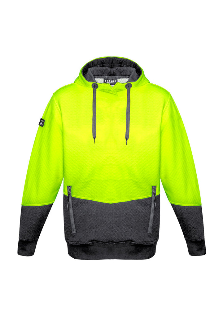 Unisex Hi Vis Textured Jacquard Hoodie-ZT477-syzmik