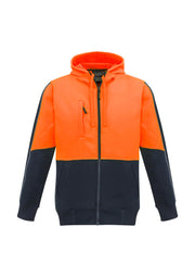 Unisex Hi Vis Full Zip Hoodie-ZT485-syzmik