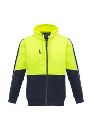 Unisex Hi Vis Full Zip Hoodie-ZT485-syzmik