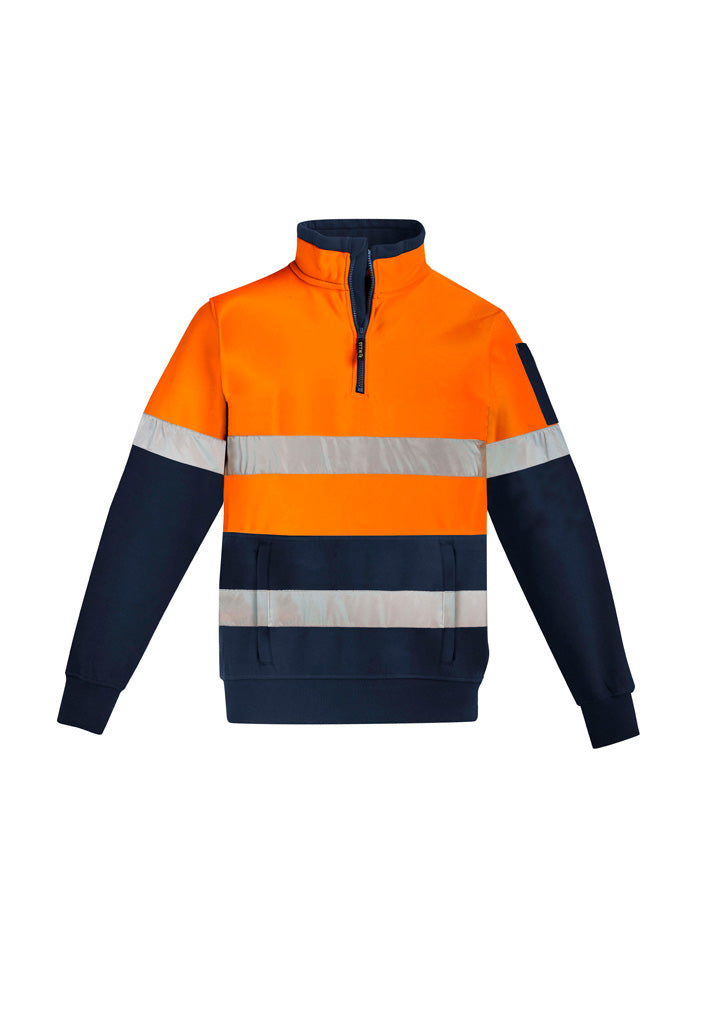 Unisex Hi Vis 1/4 Zip Pullover - Hoop Taped-ZT567-syzmik
