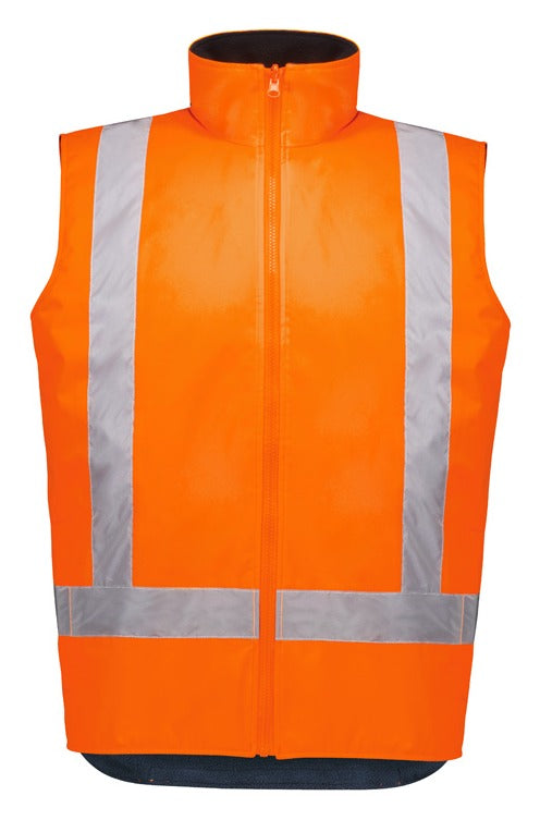 Unisex Hi Vis Waterproof Reversible Vest-ZV228-syzmik