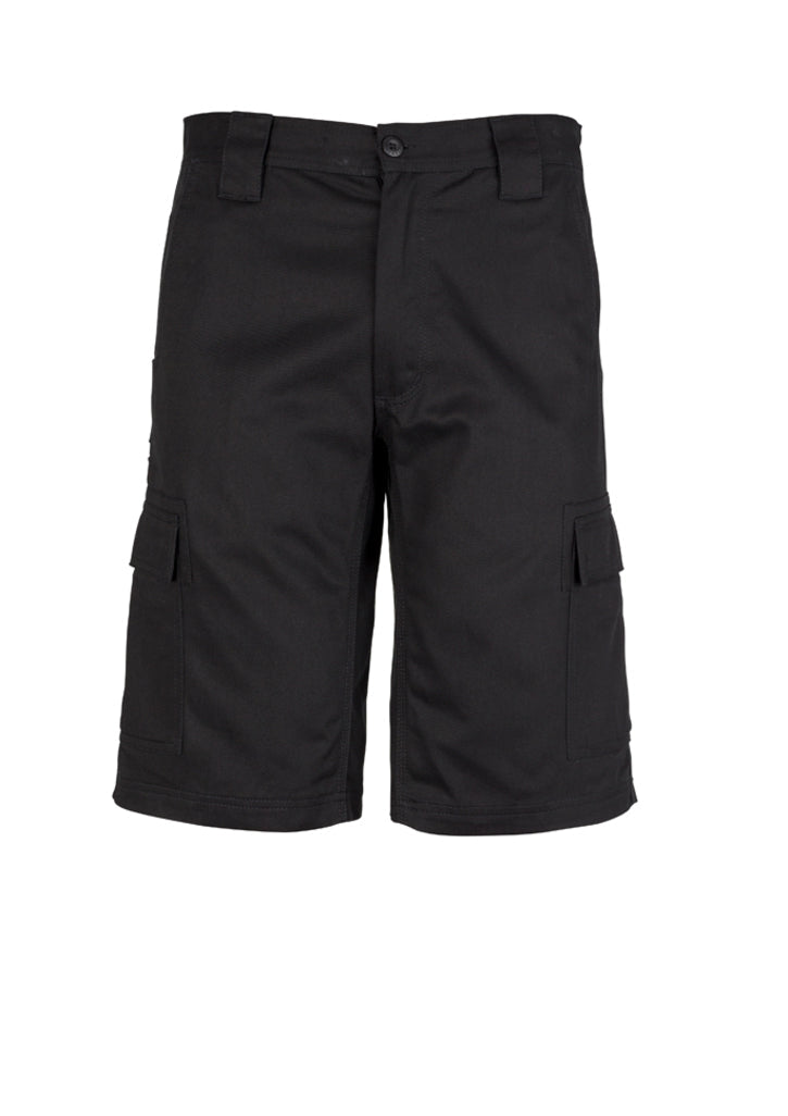 Mens Midweight Drill Cargo Short-ZW012-syzmik