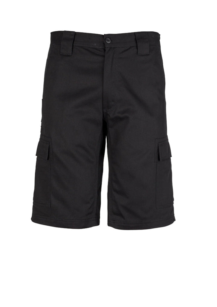 Mens Midweight Drill Cargo Short-ZW012-syzmik