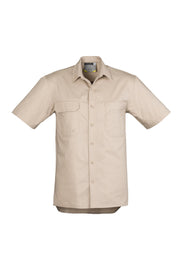 Mens Lightweight Tradie Short Sleeve Shirt-ZW120-syzmik