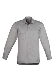 Mens Lightweight Tradie Long Sleeve Shirt-ZW121-syzmik
