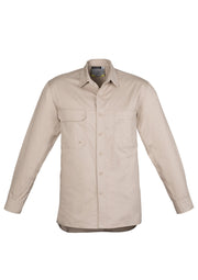 Mens Lightweight Tradie Long Sleeve Shirt-ZW121-syzmik