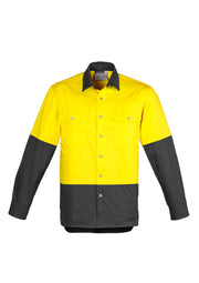 Mens Industrial Long Sleeve Shirt-ZW122-syzmik