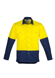 Mens Industrial Long Sleeve Shirt-ZW122-syzmik