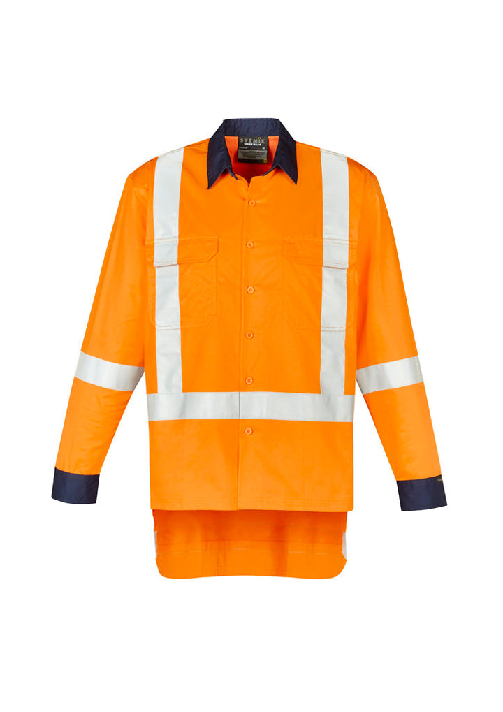 Mens TTMC-W23 X Back Work Shirt-ZW126-syzmik