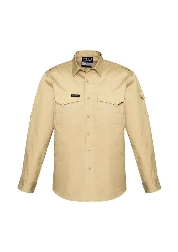 Mens Rugged Cooling Long Sleeve Shirt-ZW400-syzmik