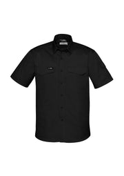 Mens Rugged Cooling Short Sleeve Shirt-ZW405-syzmik