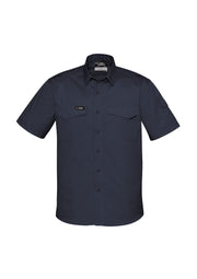 Mens Rugged Cooling Short Sleeve Shirt-ZW405-syzmik