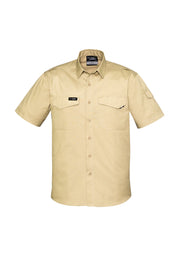 Mens Rugged Cooling Short Sleeve Shirt-ZW405-syzmik
