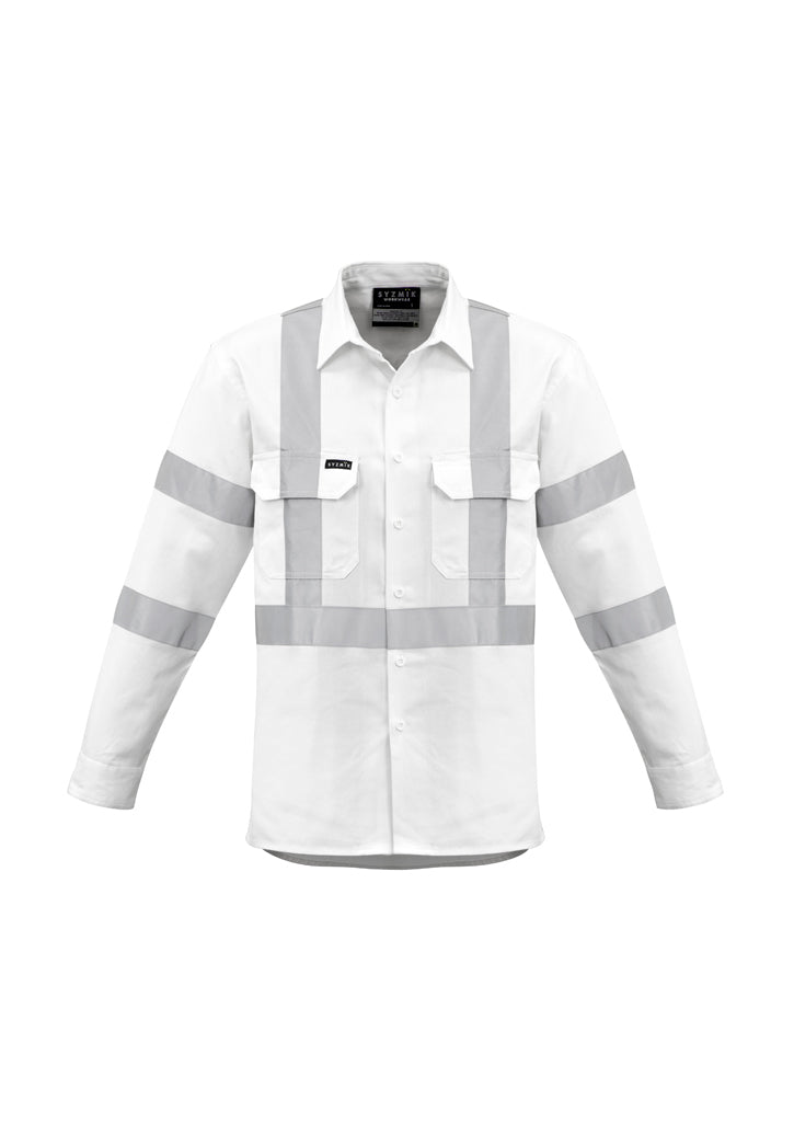 Mens Bio Motion X Back Taped Long Sleeve Shirt-ZW621-syzmik