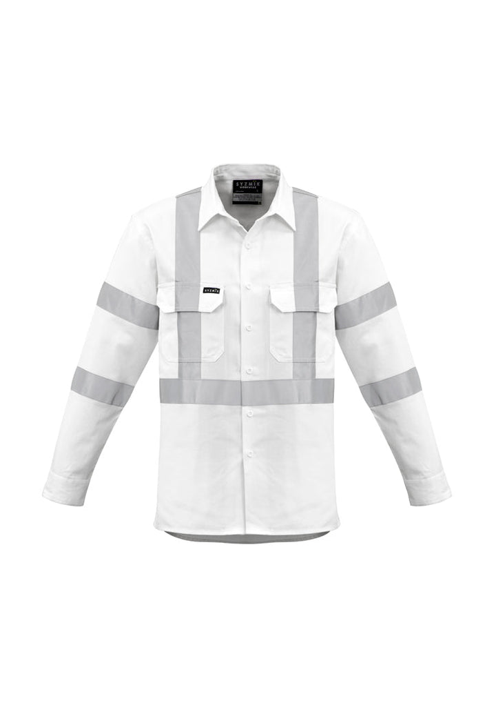 Mens Bio Motion X Back Taped Long Sleeve Shirt-ZW621-syzmik