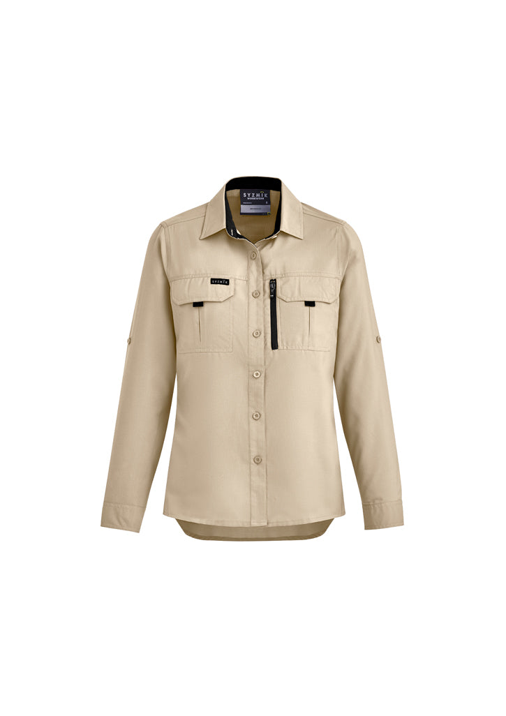 Womens Outdoor Long Sleeve Shirt-ZW760-syzmik