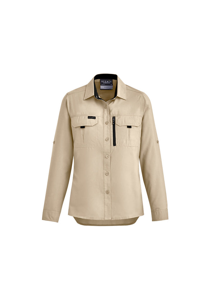 Womens Outdoor Long Sleeve Shirt-ZW760-syzmik