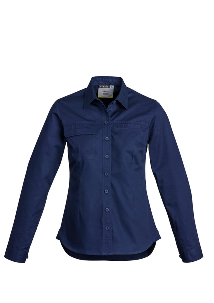 Womens Lightweight Tradie Long Sleeve Shirt-ZWL121-syzmik