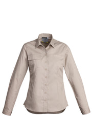 Womens Lightweight Tradie Long Sleeve Shirt-ZWL121-syzmik