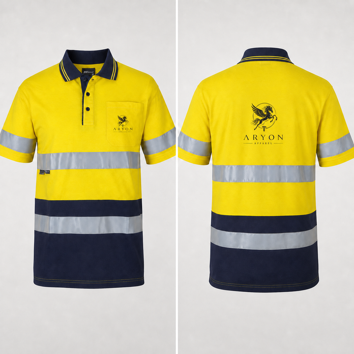 JB's HV (D+N) S/S Cotton Polo – Custom Printing